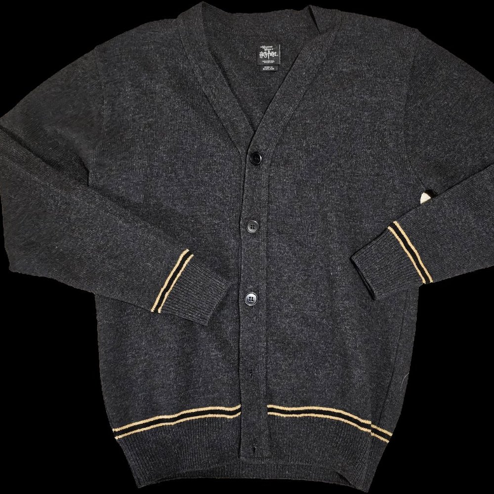 Official Harry Potter Gray gryffindor cardigan M